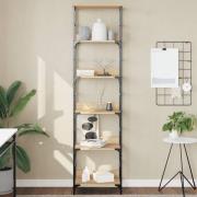 vidaXL Bokhylla Sonoma Ek 50x33x188,5 cm konstruerat trä