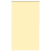 vidaXL Rullgardin mörkläggningsgul 125x210 cm tyg bredd 121,6 cm