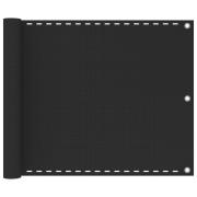 vidaXL Balkongskärm HDPE 75 x 400 cm antracit