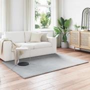 vidaXL Fusk-kaninpälsmatta Olite Grå 160 x 230 cm Polyester