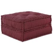 vidaXL Modulär soffa 2 pcs Bordeaux 140 x 70 x 36 cm tyg