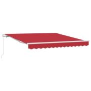 vidaXL Markis Röd 300 x 250 x 165 cm Polyester