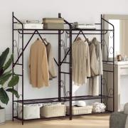 vidaXL Öppen garderob Enfärgad 2 pcs 78 x 36 x 158 cm