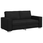 vidaXL Soffa Svart 180 x 78 x 84 cm tyg