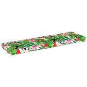 vidaXL Kudde Blommor Flerfärgsdesign 140 x 40 x 8 cm Oxford Tyg