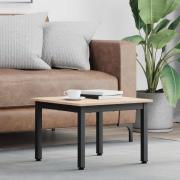 vidaXL Kaffeebord Naturfärg 50 x 50 x 36 cm Massiv furu