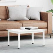 vidaXL Kaffeebord Vit 60 x 50 x 36 cm Massiv furu
