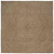 vidaXL Områdesmattor Fyrkantig Grå 300 x 300 cm Jute