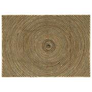 vidaXL Matta Naturlig och svart 120 x 170 cm Jute