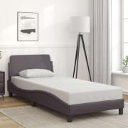 vidaXL Bed Frame "Dover" Grey 80x200 cm Faux Leather