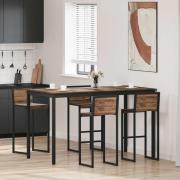 vidaXL Matbord Konstruerat trä