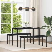 vidaXL Matbord METALL