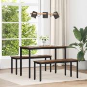 vidaXL Matbord METALL