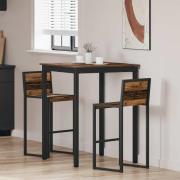 vidaXL Stående Barbord Konstruerat trä