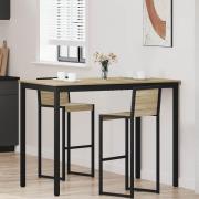 vidaXL Stående Barbord Konstruerat trä