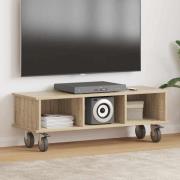 vidaXL TV-bänk Sonoma-ek 100 x 35 x 35 cm Konstruerat trä