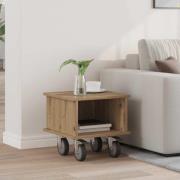 vidaXL TV-bänk Artisan Ek 37 x 35 x 35 cm Konstruerat trä