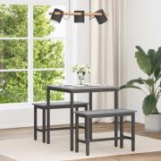 vidaXL Matbord METALL