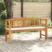 vidaXL Rosabänk Naturlig 157 x 46 x 82,5 cm Massivt Akaciaträ
