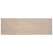 vidaXL Områdesmattor Naturlig och vit 80 x 200 cm Jute