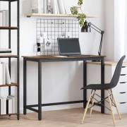 vidaXL bord Rökt ek 80 x 50 x 76,5 cm Konstruerat trä och stål