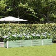 vidaXL Planteringskärl Pastellgrön 385 x 50 x 45 cm Galvaniserat Stål