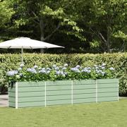 vidaXL Planteringskärl Pastellgrön 480 x 50 x 45 cm Galvaniserat Stål