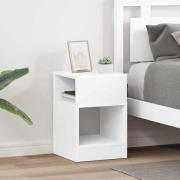vidaXL Sidobord 2 pcs Vit 30,5 x 30 x 45 cm Konstruerat trä