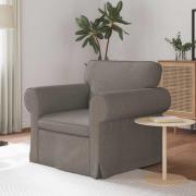 vidaXL Soffa Taupe 95 x 82 x 80 cm tyg