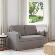 vidaXL Soffa Taupe 139 x 78 x 80 cm tyg