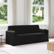 vidaXL Soffa Svart 198 x 78 x 80 cm tyg
