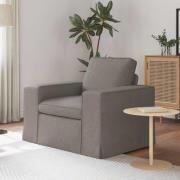 vidaXL Soffa Taupe 103 x 80 x 82 cm tyg