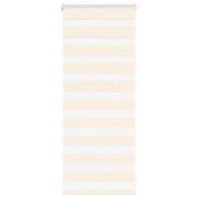 vidaXL Rullgardin zebra 55x100 cm tyg bredd 50,9 cm polyester