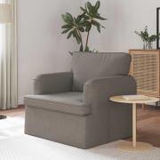 vidaXL Soffa 60cm Taupe Metall