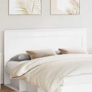 vidaXL Huvudgavel med huvudgavel Vit 200 cm Konstruerat trä