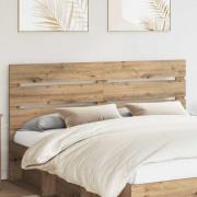 vidaXL Huvudgavel Artisan Ek 200 cm Konstruerat trä