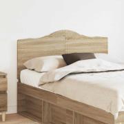 vidaXL Huvudgavel Sonoma-ek 135 cm Konstruerat trä