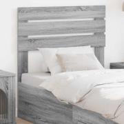 vidaXL Huvudgavel Grå Sonoma Konstruerat trä