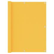 vidaXL Balkongskärm gul 120x300 cm oxfordtyg