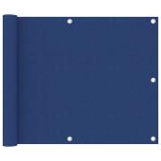 vidaXL Balkongskärm blå 75x400 cm oxfordtyg