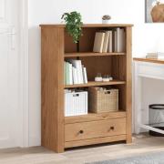 vidaXL Bokhylla 80x35x110 cm massiv furu panama