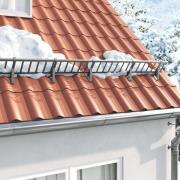 vidaXL Taksnöskydd Antracit 100 x 29,5 x 34,5 cm Stål