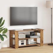 vidaXL TV-ställ Gammalt trä 100 x 40 x 50 cm
