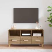 vidaXL TV-skåp med låda Artisan Ek 102 x 36 x 50 cm Konstruerat trä