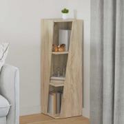 vidaXL Sidobrett Sonoma-ek 33 x 32 x 100,5 cm Konstruerat trä