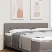 vidaXL LED huvuddyna med LED-ljusslingor Taupe 180 cm tyg