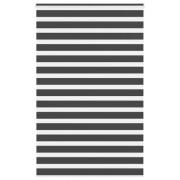 vidaXL Rullgardin zebra svart 150x230 cm tyg bredd 145,9 cm polyester