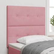 vidaXL Huvudgavel Rosa 100 cm Sammet