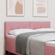 vidaXL Huvudgavel Rosa 160 cm Sammet