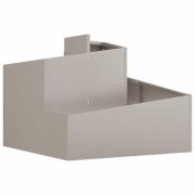 vidaXL Trädgårdsplanterare Brun 60 x 60 x 50 cm Väderbeständig stål